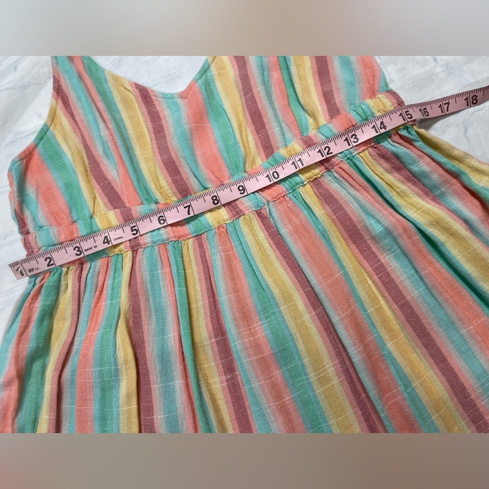 O’Neill Kenzie Striped Summer Sun Dress Women’s Size M Coastal Beach Surfer Girl - Picture 10 of 16
